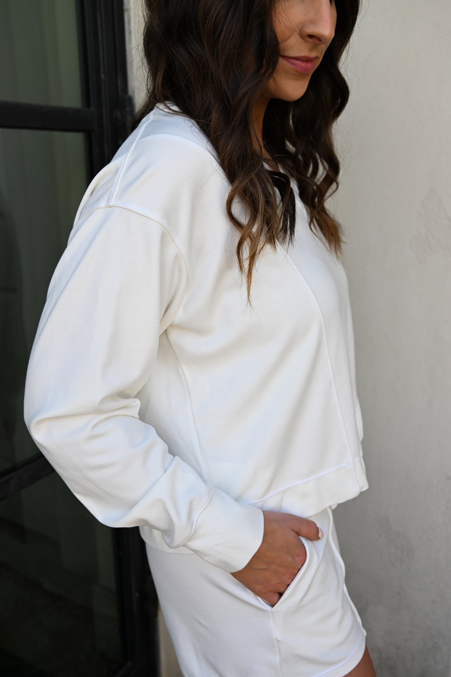 Boardwalk Pullover in Ivory