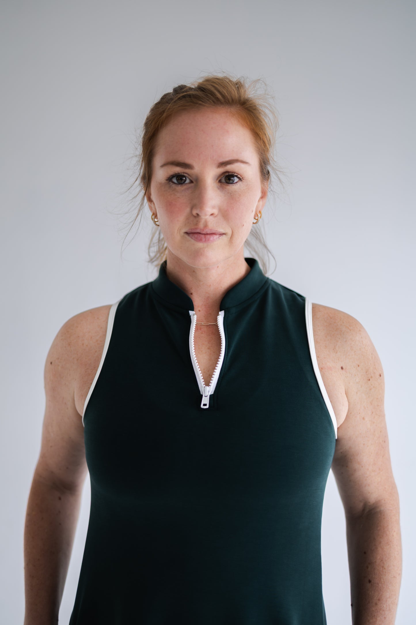 Magnolia Dress in Emerald