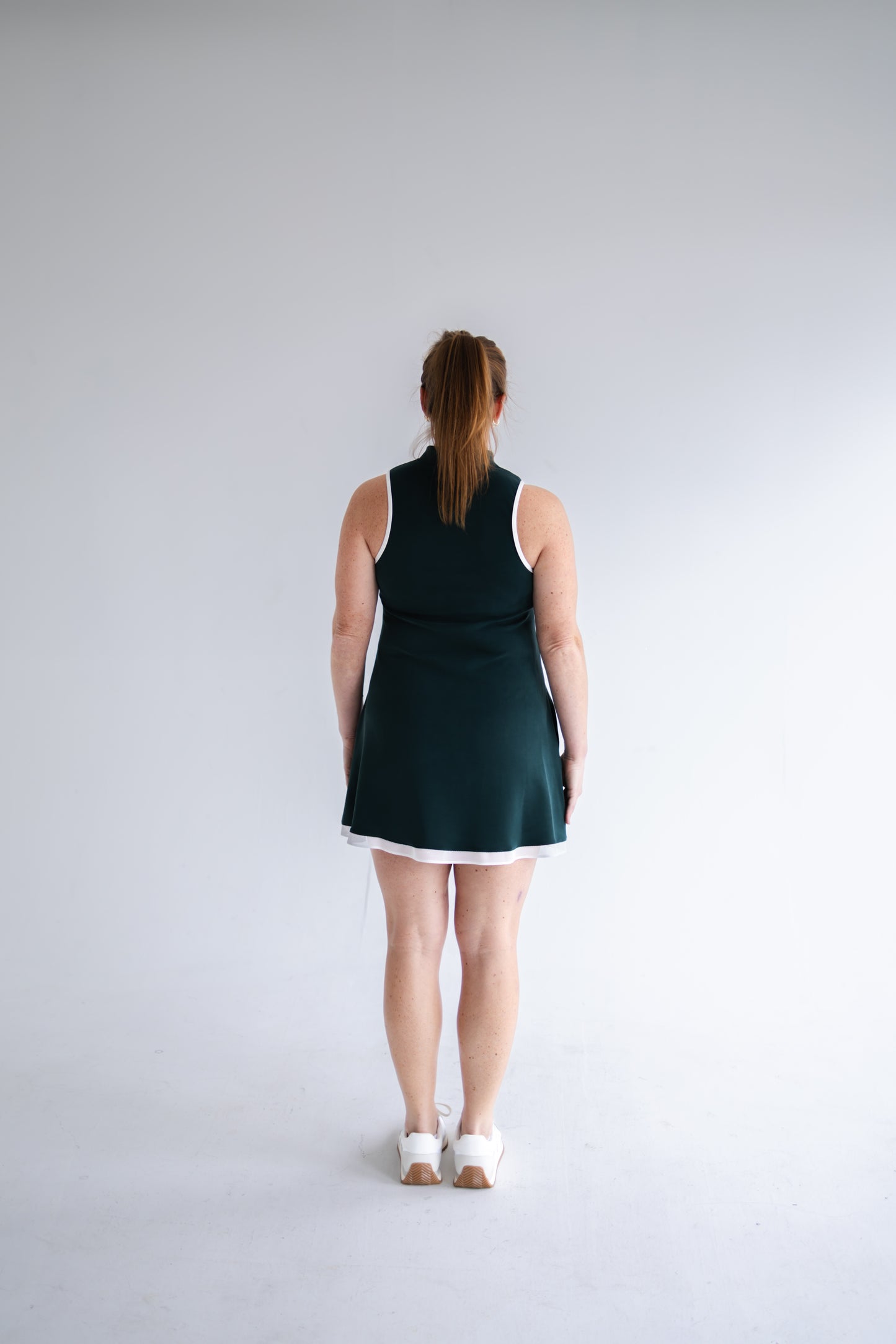 Magnolia Dress in Emerald